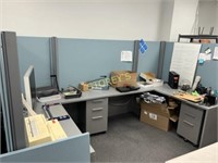 ~127 x 65 Office Cubicle Station