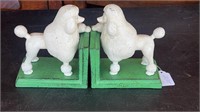 Pair of Cast Iron Poodle Bookends