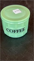 Jadeite Coffee Jar