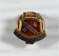 10k GOLD BUICK "25 YEARS SERVICE" PIN