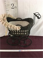 Antique Style Doll Carriage