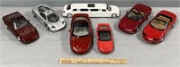 7 Die-Cast Cars Lot Collection