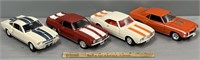 4 Die-Cast Muscle Cars Lot Collection