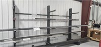 Uline Medium Duty 4 Shelf 3 Rack/stand