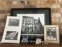 Framed Yankees Stadium Photo and New York Items