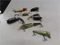 (8) Antique Fishing Lures