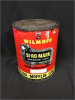 Wilm Off sheep branding fluid gallon tin