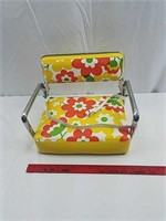 Groovy vintage baby booster seat