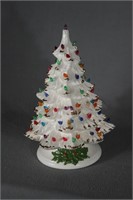 Ceramic Lighted Christmas Tree 16" Tall