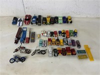 TOY CARS AND TRUCKS MOTORCYCLES