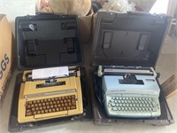 2 smith corona electric typewriters