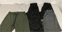 5 Athletic Shorts & T-Shirt Size Medium