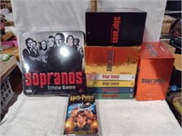 Lot of The Sopranos DVS, VHS Tapes & Trivia Game