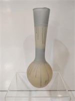 Satin Art Glass Vase
