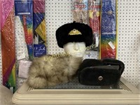 THREE USHANKA HATS