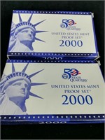 (2) 2000 United States Proof Sets