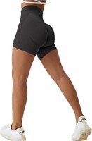 Qmttoae Contour Seamless Workout Shorts for Women