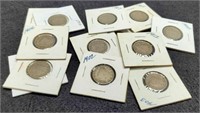 (13) Different Liberty Head V Nickels 1900 To 1912