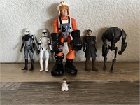 Six Star Wars Figurines