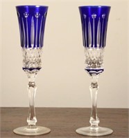 SET OF EIGHT FABERGE IMPERIAL COLLECTION FLUTES