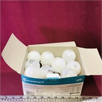 Box Of Ecosmart LED Light Bulbs (Unused)