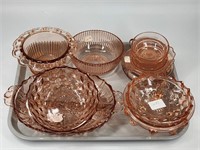 ASSORTED LOT OF DEPRESSION GLASS
