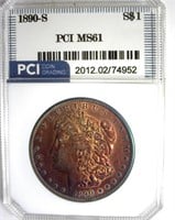 1890-S Morgan PCI MS61 Impressive Color