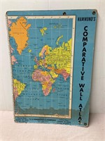 1955 Hammond Comparative Wall Atlas.