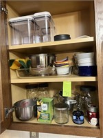 Cabinet Full Of Misc. Kitchen Stuff