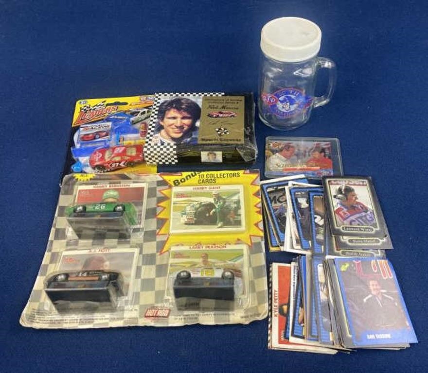 Assorted Racing Collectibles including trading