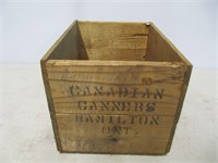 CANADIAN CANNERS - HAMILTON WOODEN BOX