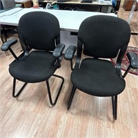 UPHOLSTERED GUEST CHAIRS 2X