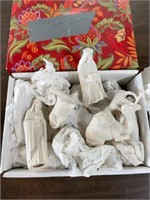 Porcelain nativity set