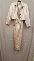 Mevisto  Champagne Dress with Jacket-size Unknown