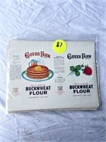 50 Clover Farm Buckwheat Flour Labels