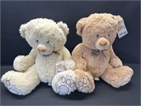 2 New soft toys teddy bears 18" high