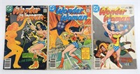 (3) VINTAGE 1978 WONDER WOMAN COMICS