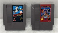 Nintendo Duck hunt and tac team wrestling games