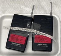 Set of 2 radio Transceiver working