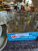 tray lot of glasses jack daniels linchburg lemonad