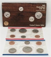 1985 Uncirculated U. S. Mint Coin Set