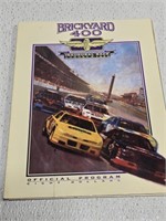 Brickyard 400 Inaugural Race Official Program