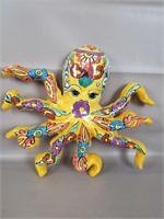 Talavera Wall Art Octopus Made in Mexico 19x16in,