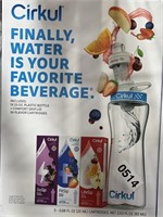 CIRKUL FLAVORED WATER CARTRIDGES RETAIL $50