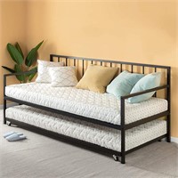 Zinus Eden Metal Daybed with Trundle