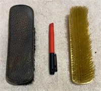 (2) Soft Shoe Shine Brushes