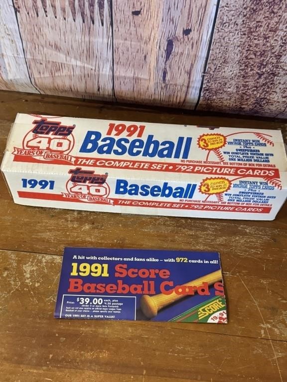 1991 Topps Complete Baseball Card Set