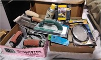 Trowels, spreaders, sandpaper and more