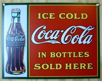 Ice Cold Coca-Cola Sign