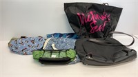 (7) assorted bags- Victoria’s Secret tote bag,